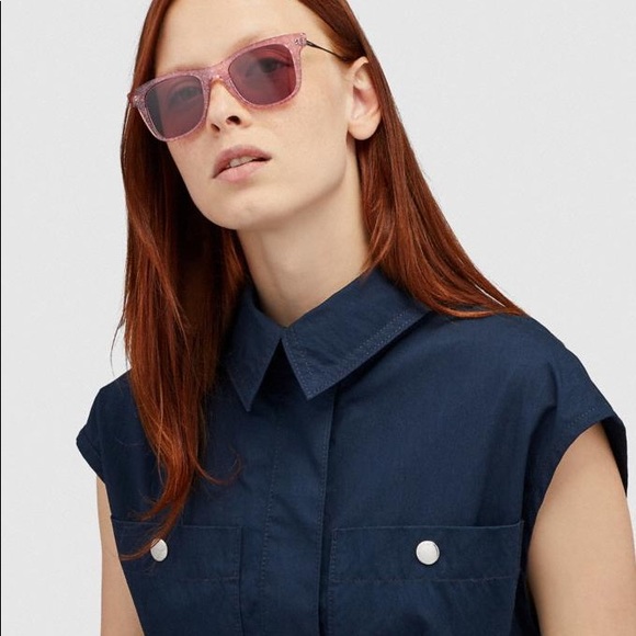 Coach Signature Glitter Metal Square Sunglasses😎 - Picture 4 of 9